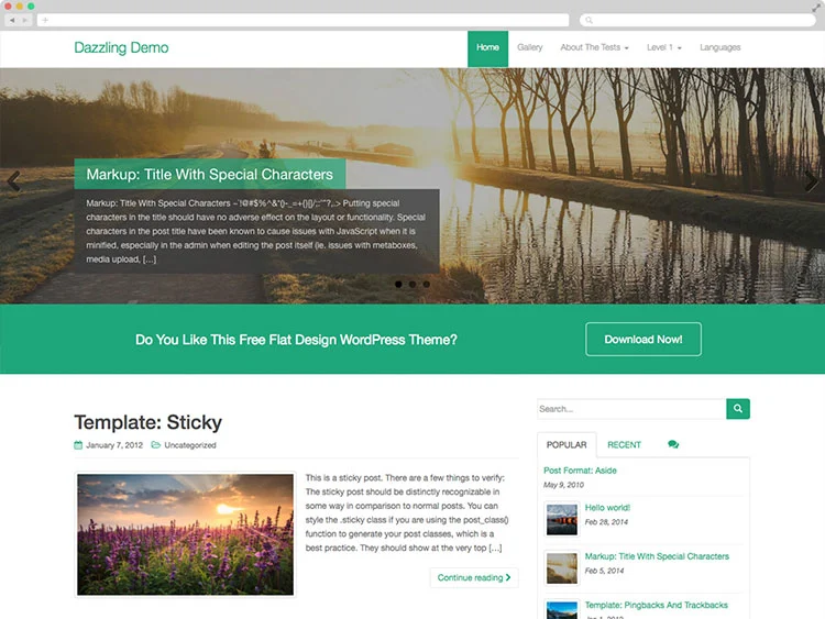 Dazzling - Corporate Theme